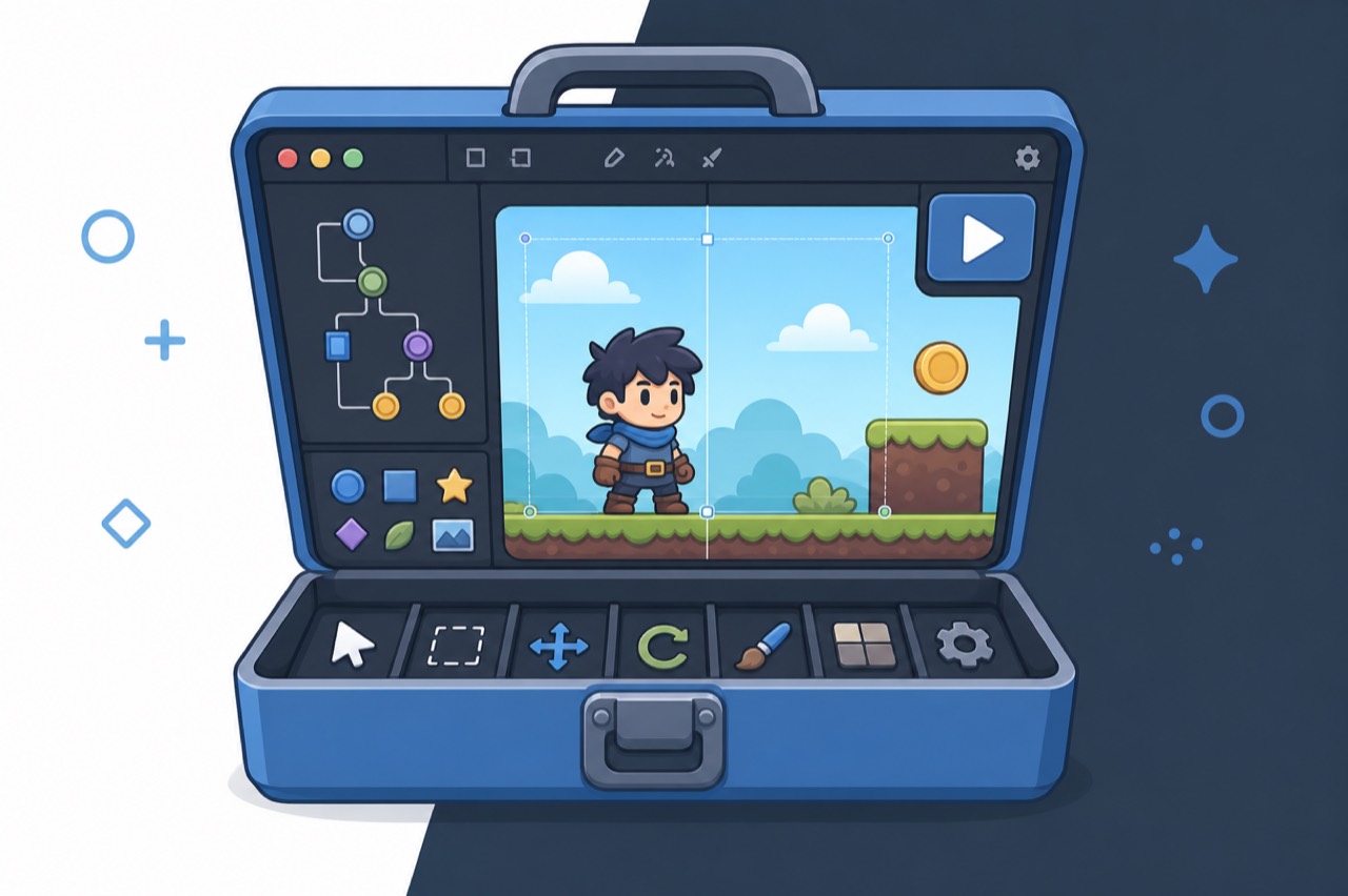 Godot 引擎工具箱示意